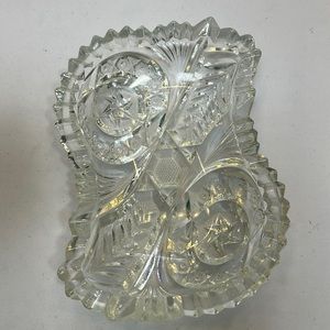 Cut Glass Relish/Candy Dish